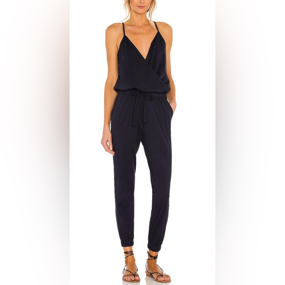 bobi Black Sleeveless Jumpsuit